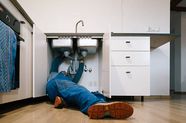 Professional Drain Cleaning technician working in Stafford, CT